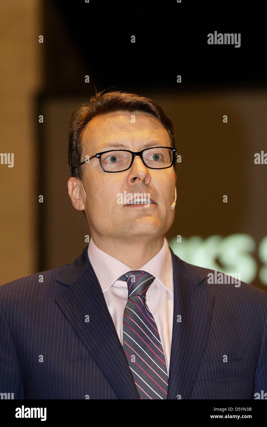 Il principe Constantijn dei Paesi Bassi offre un discorso all'apertura di un archivio digitale del Rijksmuseum di Amsterdam, Paesi Bassi, 30 ottobre 2012. Il Rijksmuseum ha lanched "Studio di Rijks', digitale on-line archivio con 125.000 oggetti della collezione. Foto: RPE-Albert Nieboer / Paesi Bassi fuori Foto Stock