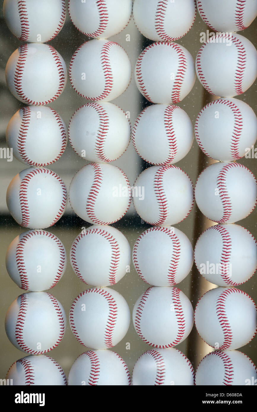 Palle da baseball Foto Stock