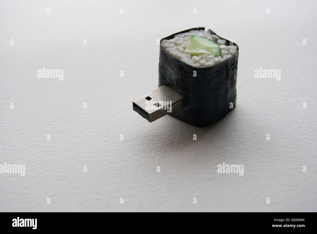 Un USB stick conformata come un sashimi giapponese Foto Stock