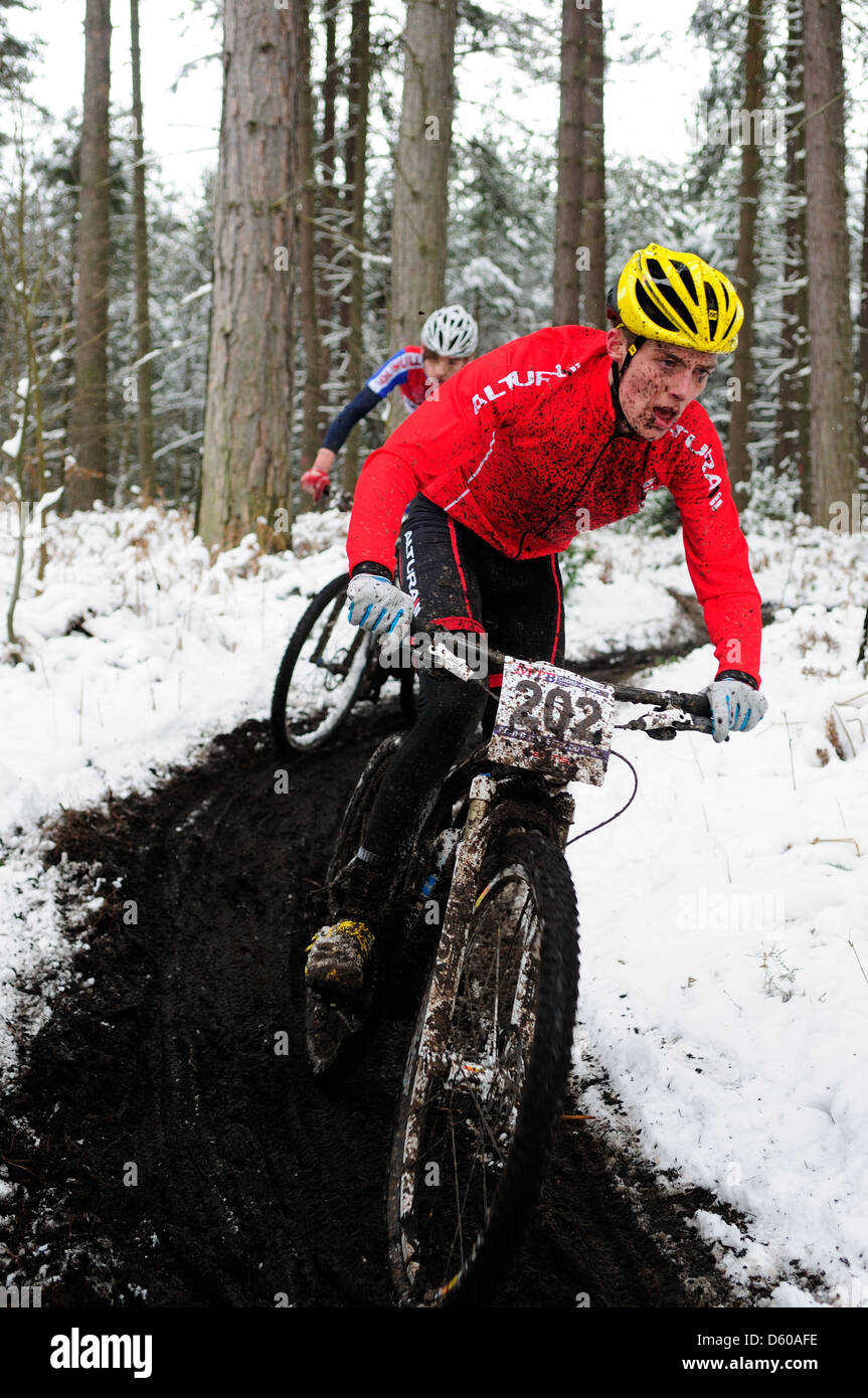 Sherwood Pines XC-MTB Round 1 2013. Foto Stock