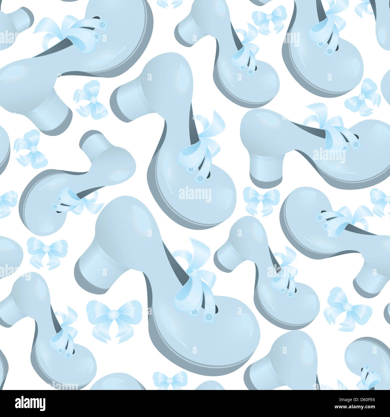 Blue scarpa perfetta Foto Stock