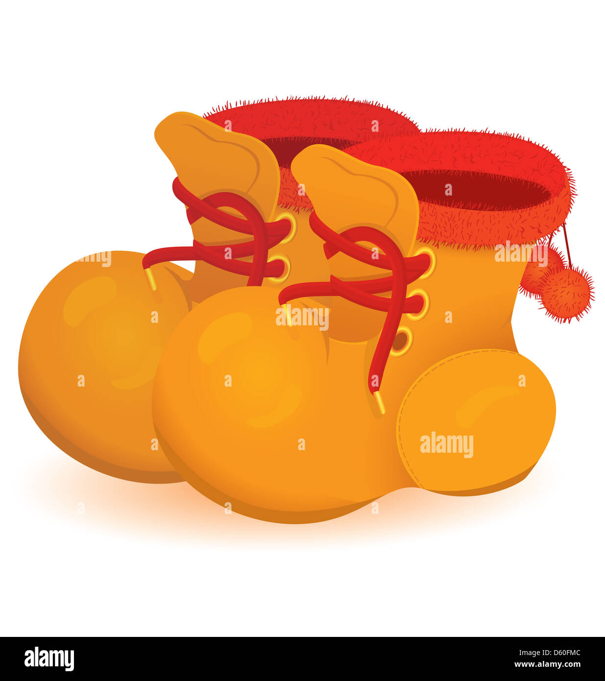 Arancio coppia di avvio Foto Stock