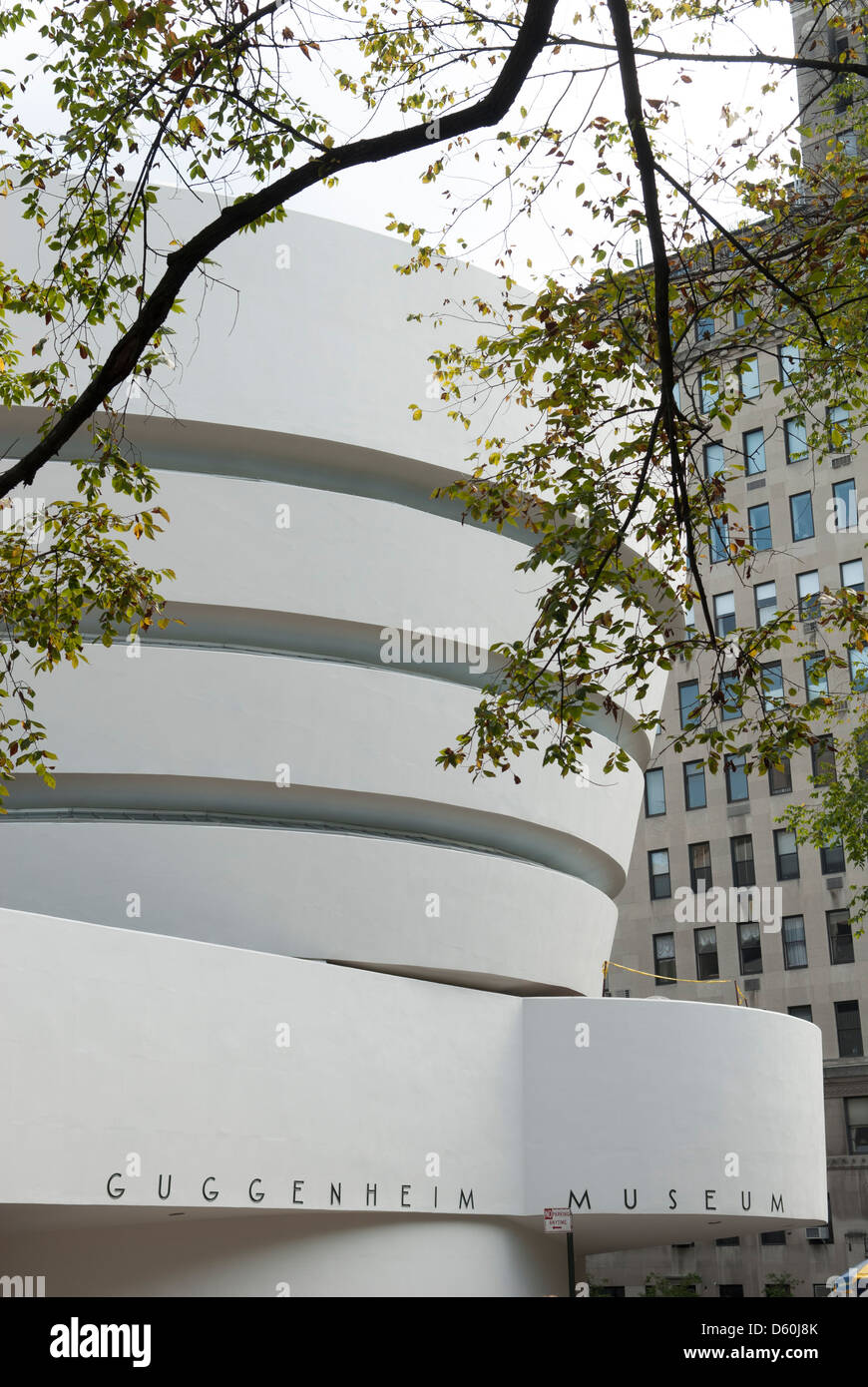 Solomon R Guggenheim Museum, Upper East Side di Manhattan, New York, USA, PublicGround Foto Stock
