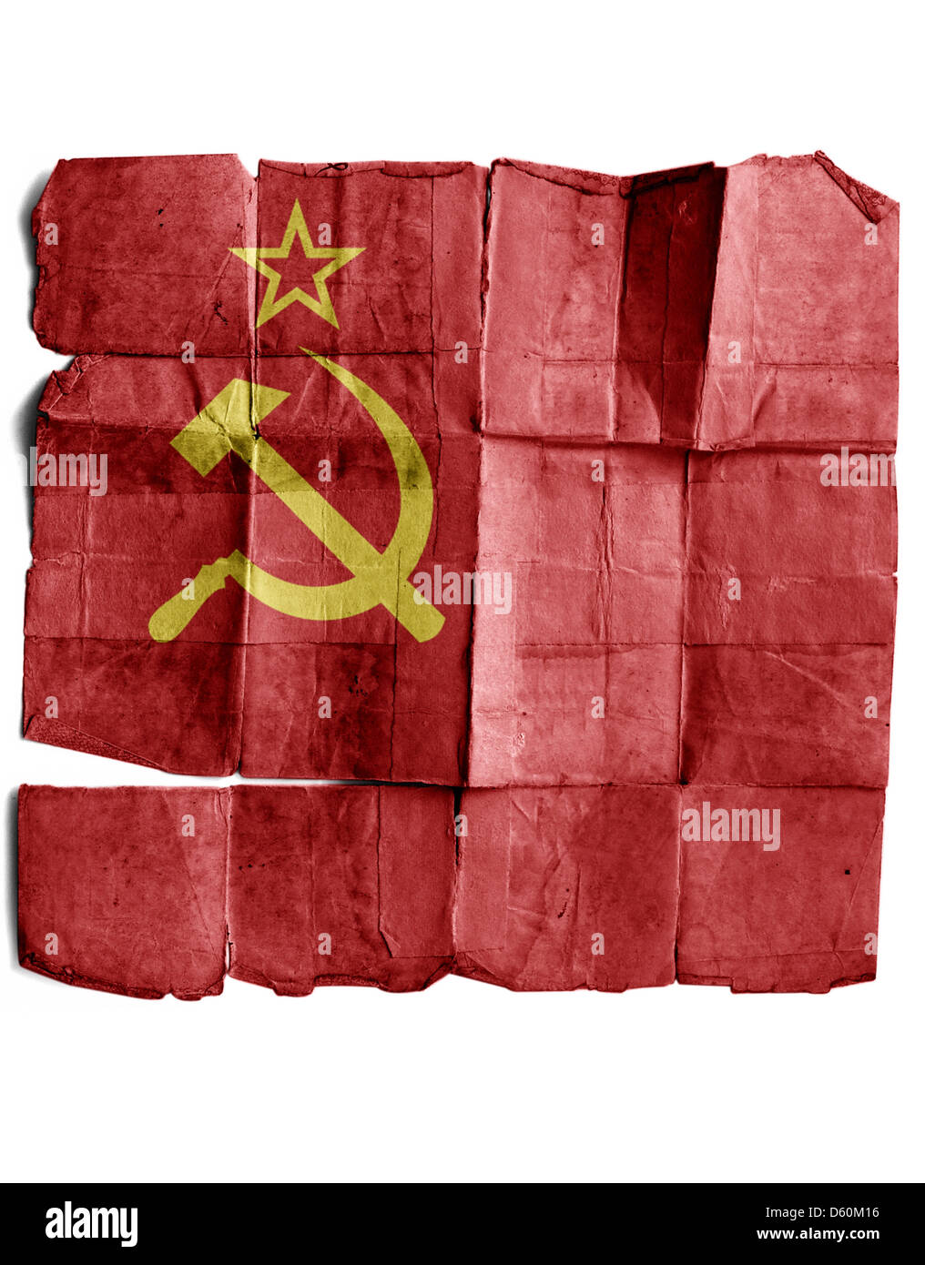 Bandiera sovietica grange Foto Stock