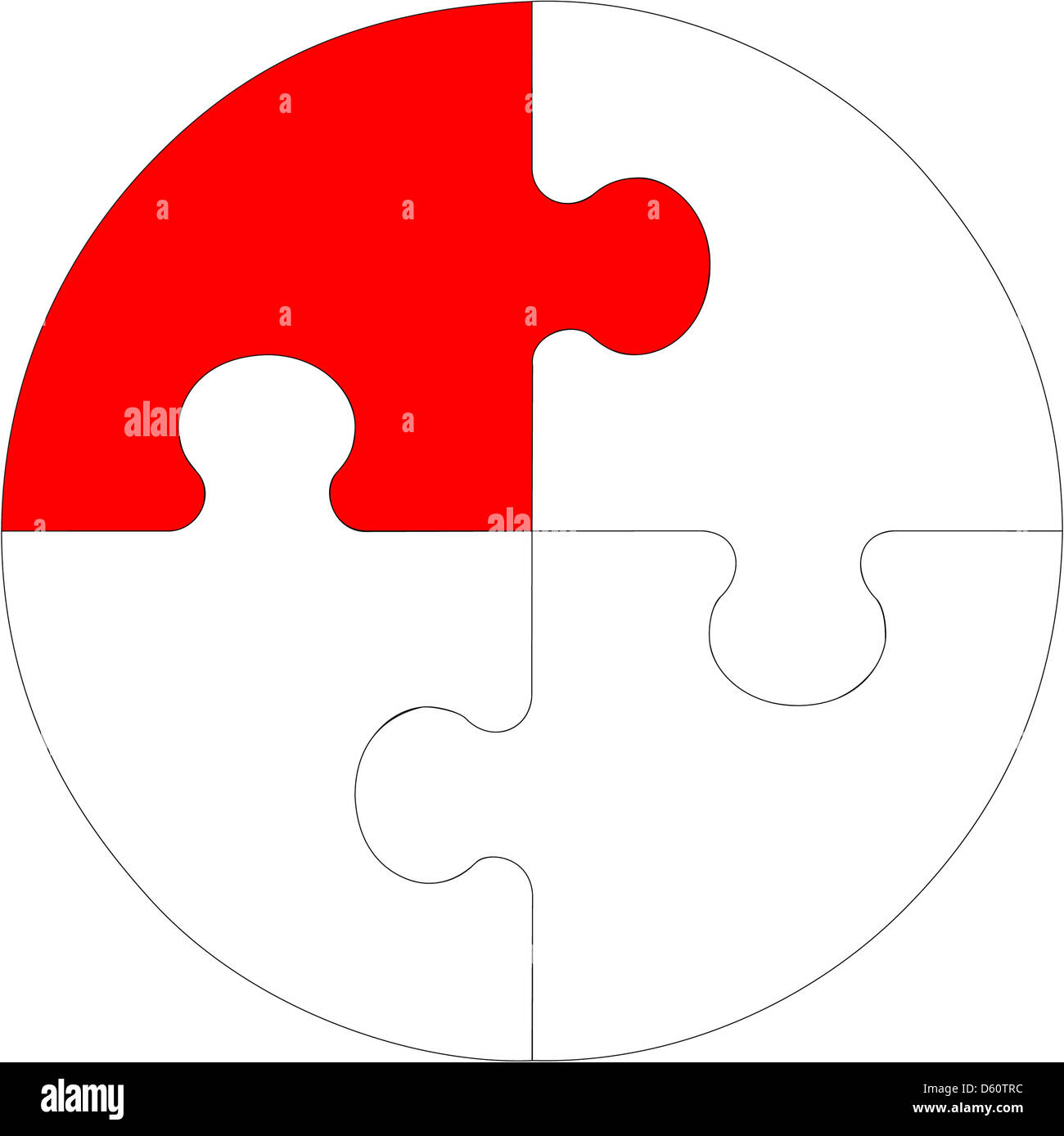 Puzzle astratto 10 Foto Stock