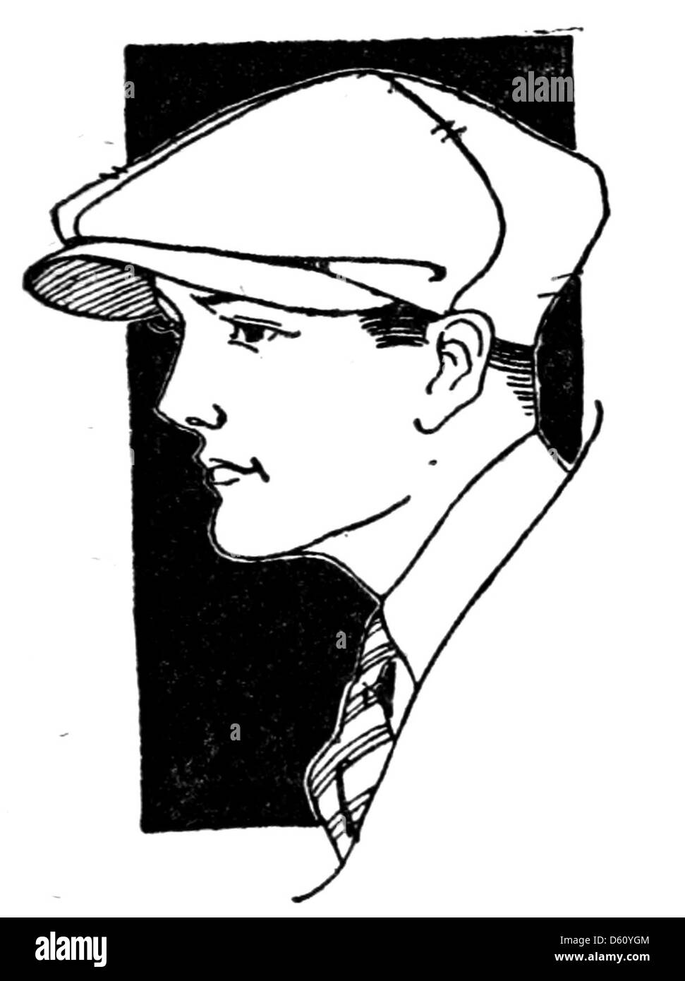 Una guida del 1922 alla sartoria, che fornisce istruzioni dettagliate sulle tecniche e le abilità necessarie per creare capi di abbigliamento. Il corso copre vari aspetti del design della moda, tra cui la costruzione dell'abbigliamento, il montaggio e la scelta del tessuto, con particolare attenzione al cappello e al copricapo dell'epoca. Foto Stock