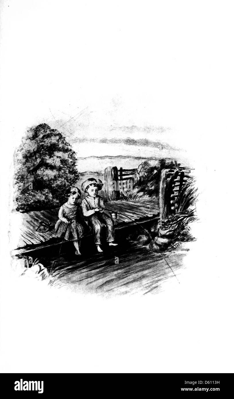 Questo libro di 1906 versi di casa e campagna presenta poesie semplici e sentite che celebrano la bellezza della vita rurale. I versi riflettono temi pastorali, concentrandosi sulla natura, la famiglia e i valori della casa. Foto Stock