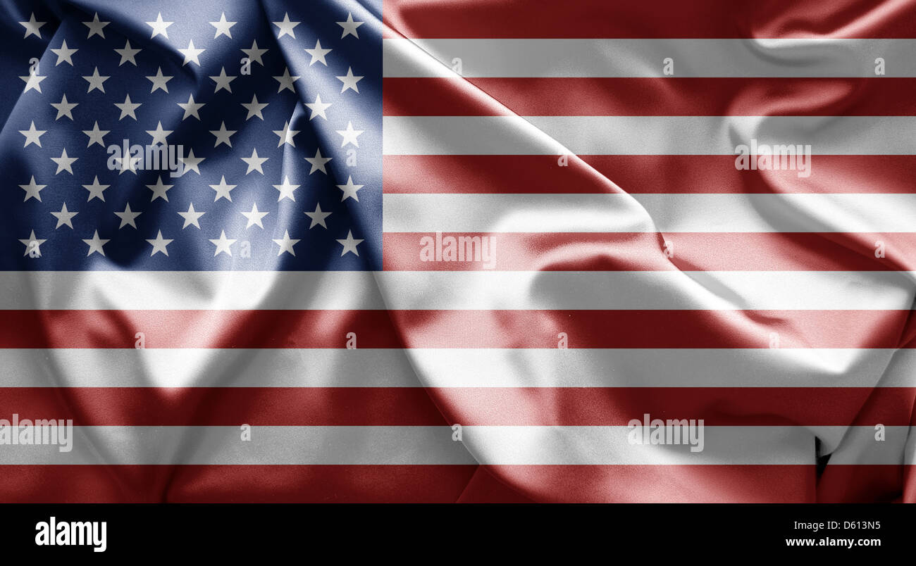 Bandiera USA Foto Stock