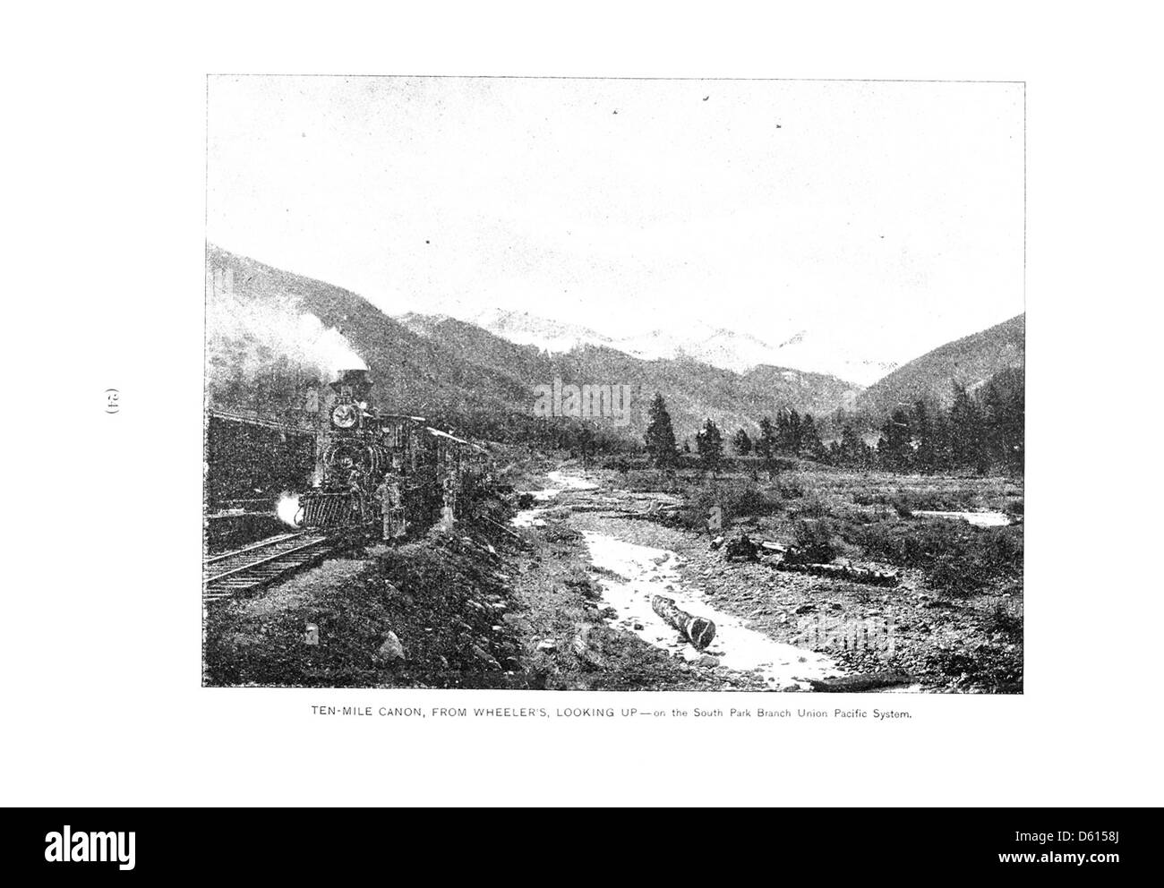 Una descrizione della western resort per la salute e il piacere raggiunto via Union Pacific sistema (1891) Foto Stock