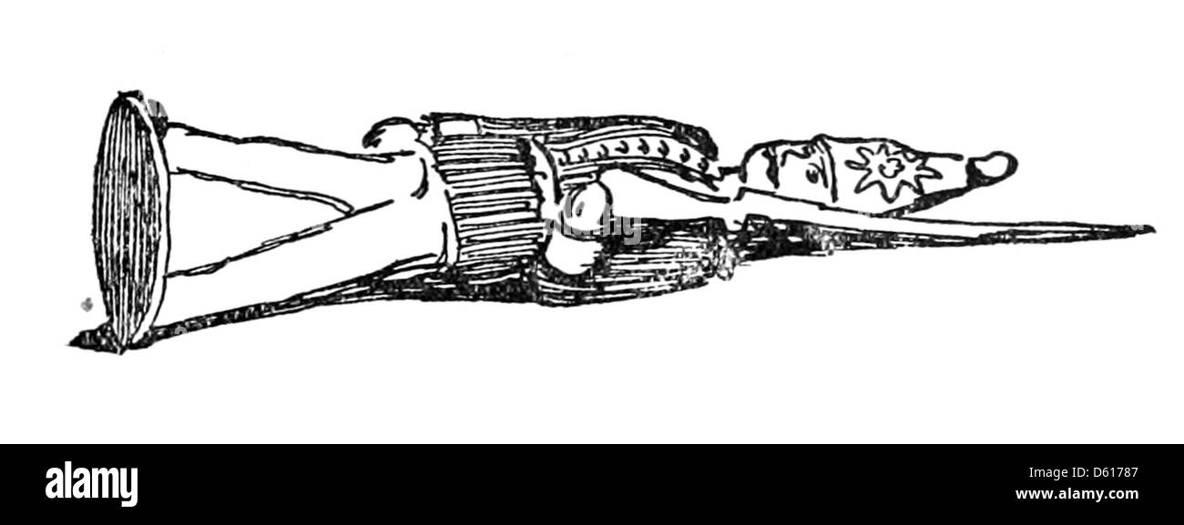 Un'illustrazione tratta da "A Child's Garden of Verses" (1905), con un soldato giocattolo. Foto Stock