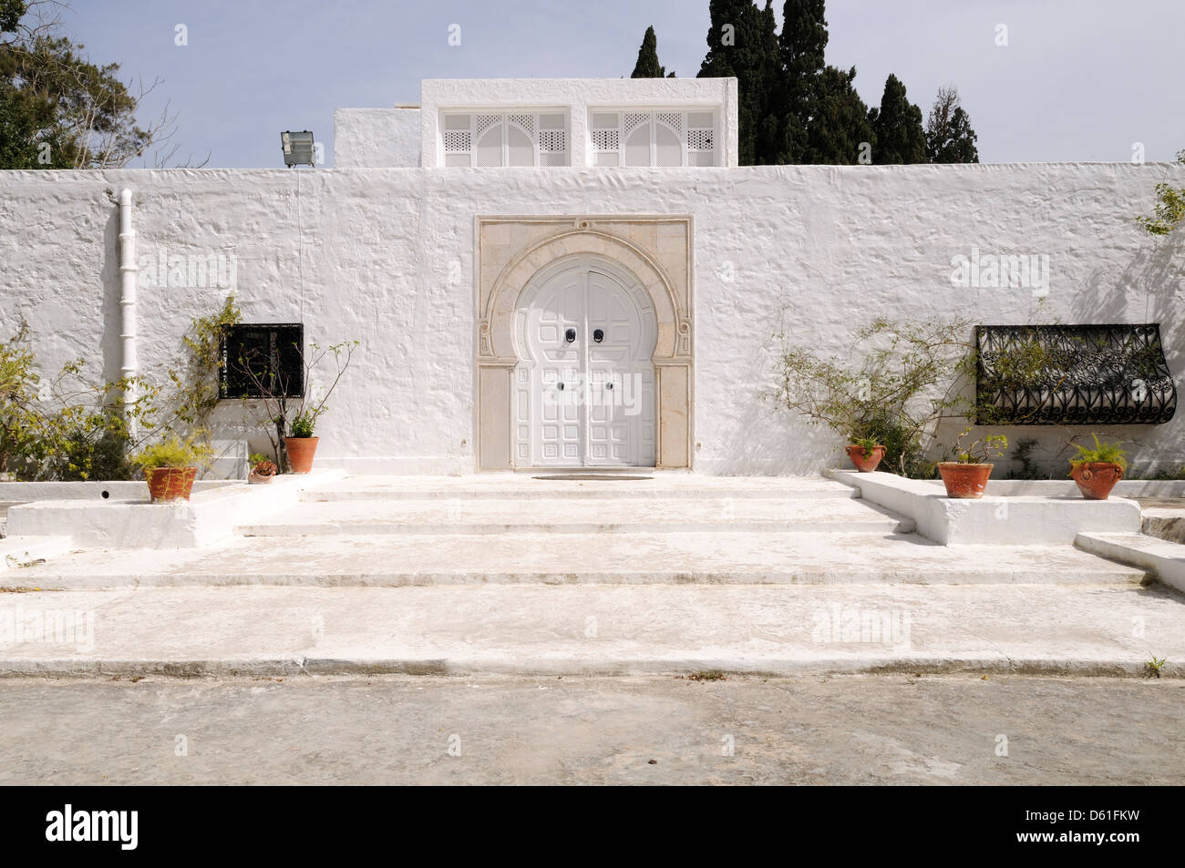 Villa Sebastian centro della cultura di Hammamet in Tunisia Foto Stock