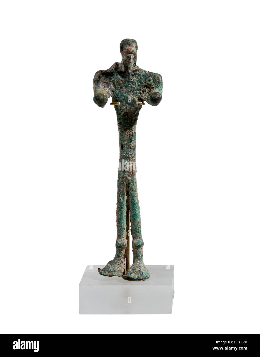 Cananeo di figurine di rame, età del bronzo, XVI secolo a.e.v. Foto Stock