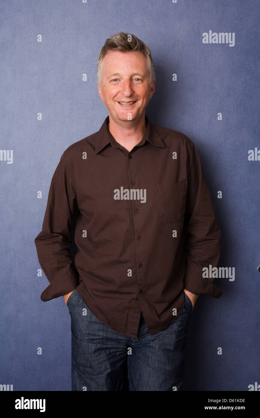 Billy Bragg, inglese cantautore e di sinistra fotografato attivista nella zona ovest di Londra Inghilterra. Foto Stock