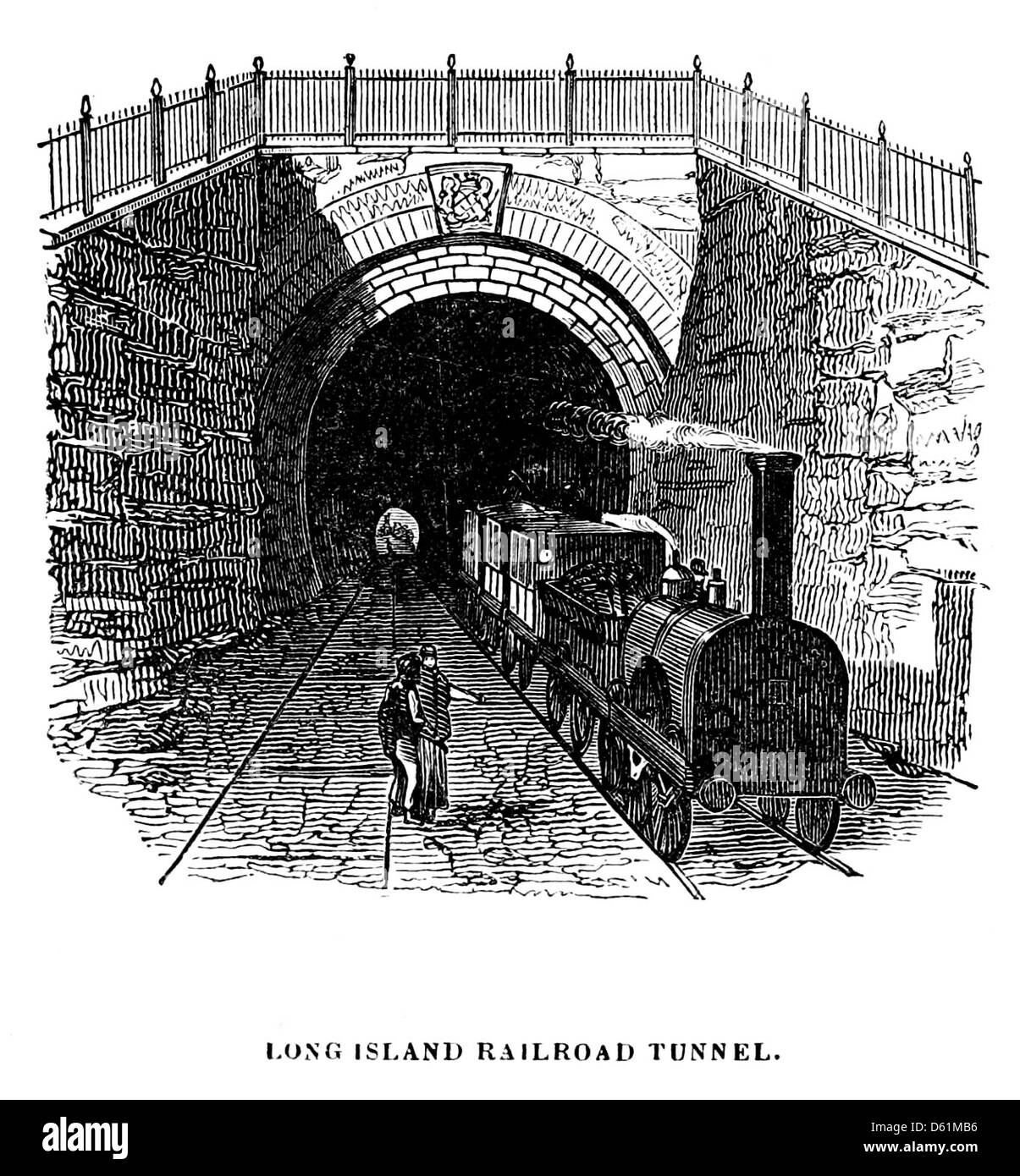 Un'illustrazione storica di New York City del 1846, raffigurante luoghi e monumenti importanti dell'epoca. Questa immagine è accompagnata da un breve resoconto dei luoghi circostanti della zona, che offre uno sguardo sul passato della città. Funge da guida sia per i residenti che per i visitatori per esplorare le strade di New York e i siti importanti. Foto Stock