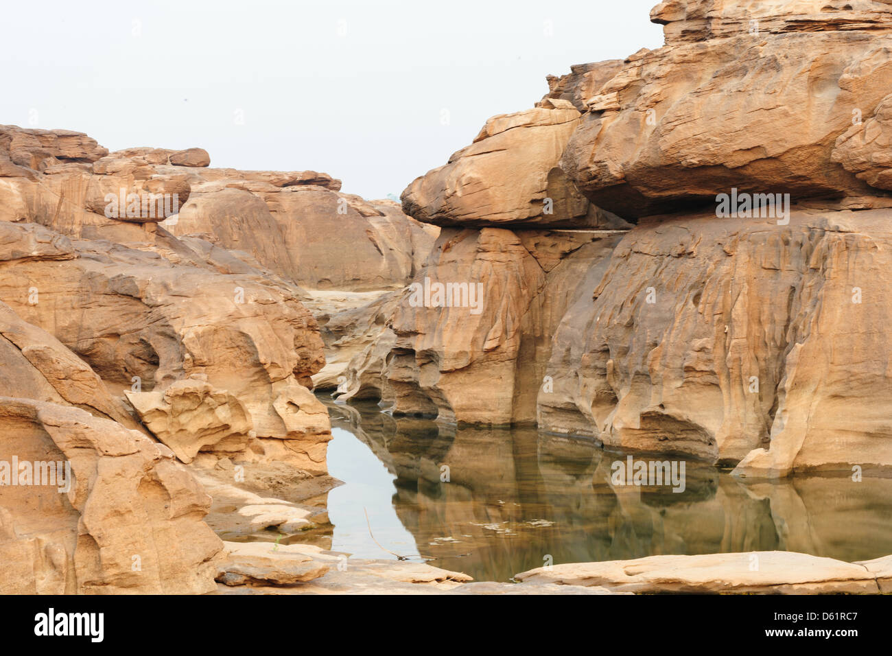 La luce su tre mila sventolando ,questo viaggio è guardare come il Grand Canyon in Ubon Ratchathani , della Thailandia. Foto Stock