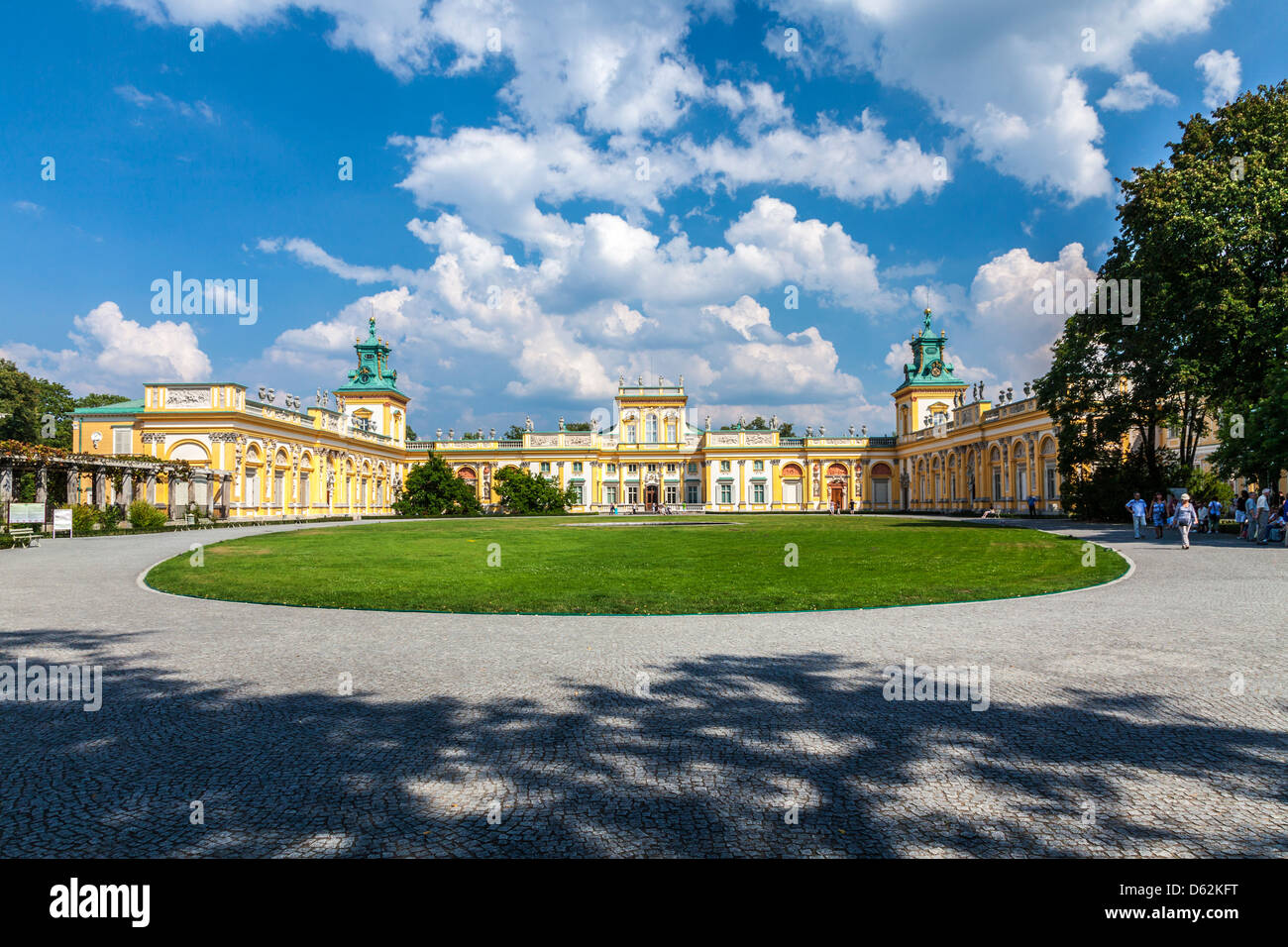 Il XVII secolo Wilanów palazzo Reale di Varsavia, Polonia. Foto Stock