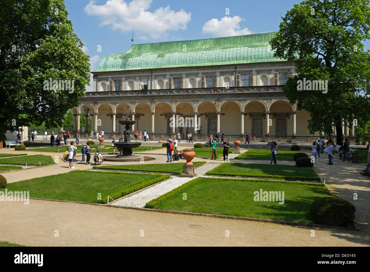 Belvedere (Palazzo Reale d'estate), Praga. Repubblica ceca Foto Stock