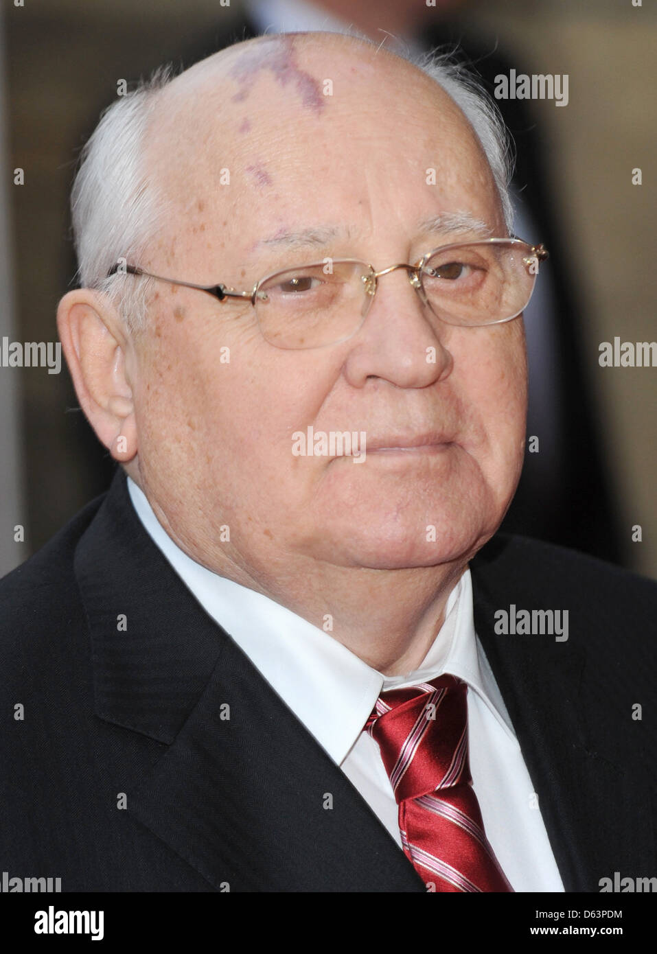 Mikhail Gorbaciov Mikhail Gorbaciov ottantesimo compleanno concerto di gala tenutosi presso la Royal Albert Hall Arrivi - Londra, Inghilterra - Foto Stock