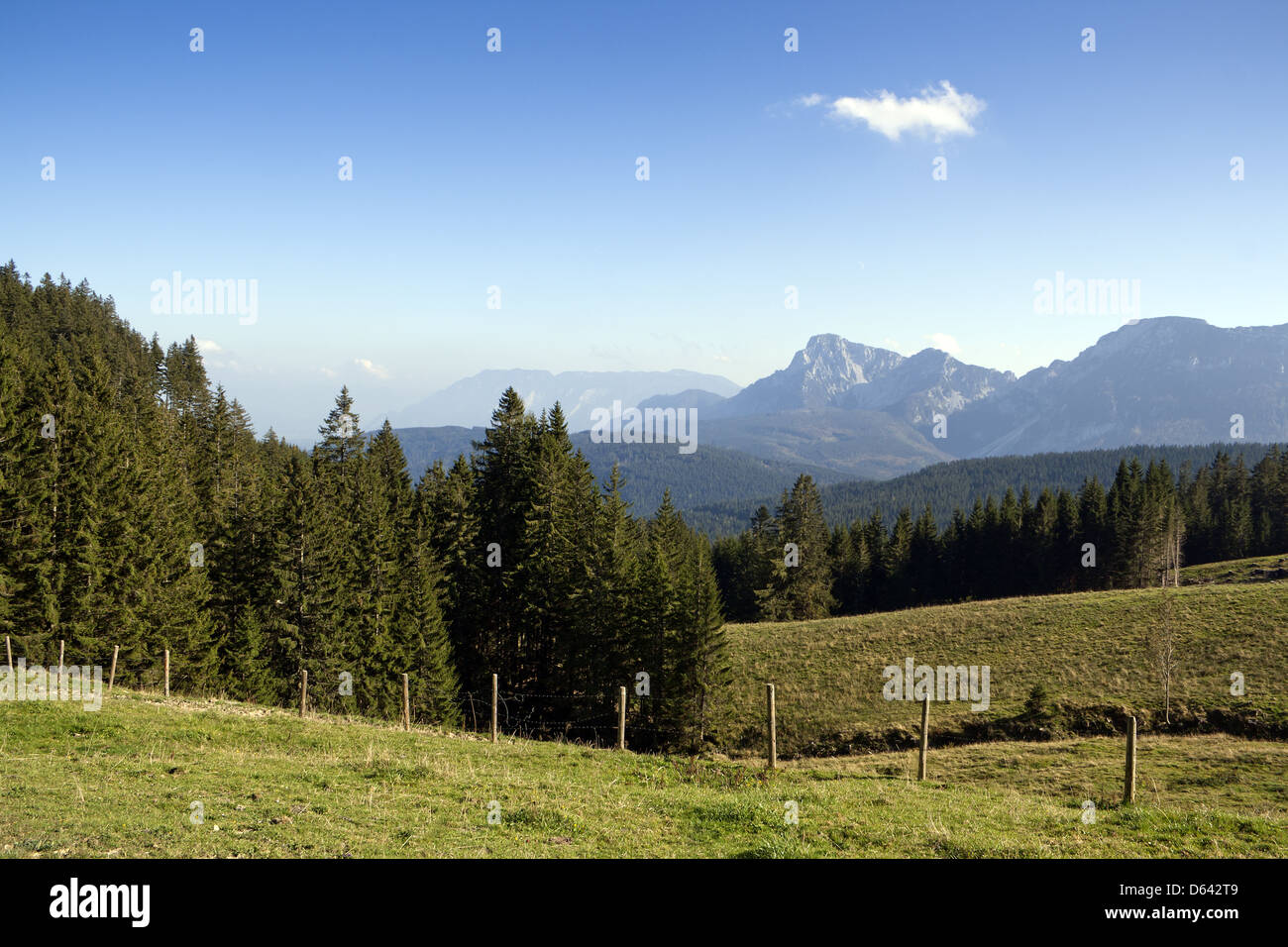Paesaggio in Baviera Foto Stock
