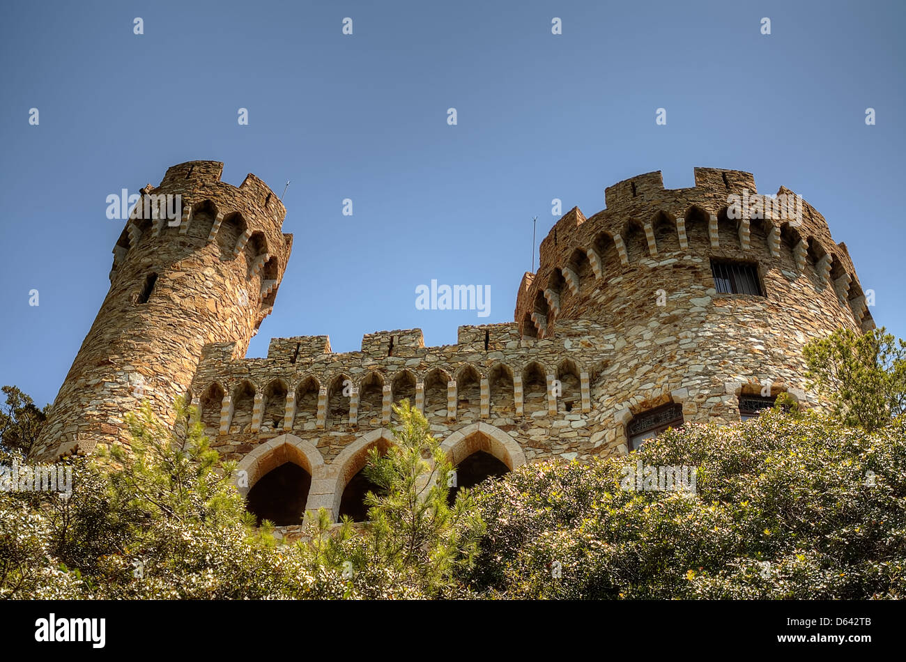 Castello di Sant Joan in Lloret De Mar Foto Stock