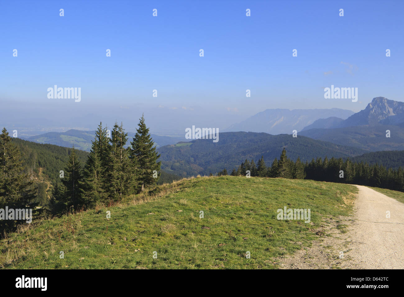 Escursionismo in Bavaris Foto Stock