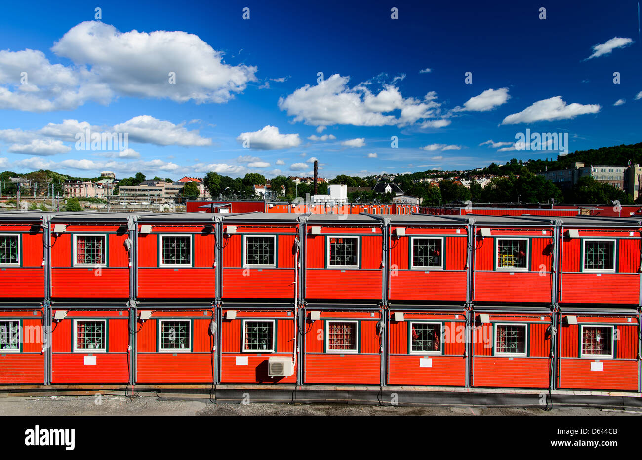 Contenitore alloggia Foto Stock