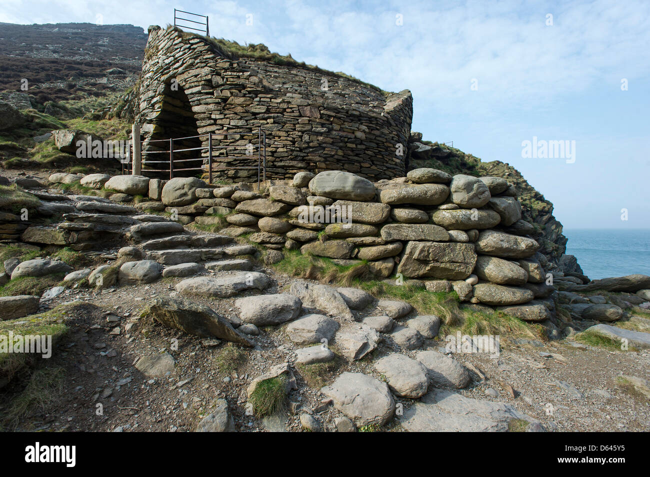 Heddon's bocca, sulla North Devon Coast, Devon, Regno Unito Foto Stock