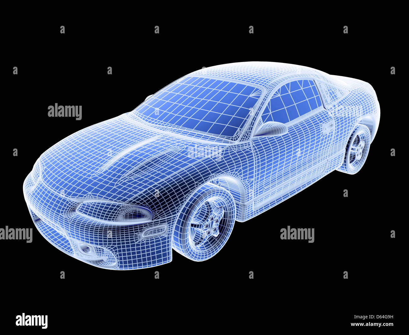 Computer-aided design di un automobile Foto Stock