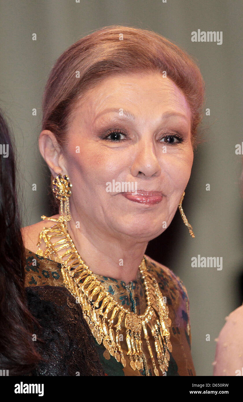 Sua Maestà la Regina Farah Pahlavi in Iran durante la Marianne & Sigvard Bernadotte Art Awards Gala 2012 a Stoccolma, Svezia, 07 giugno 2012. Foto: Albert Nieboer / RPE FUORI DEI PAESI BASSI Foto Stock