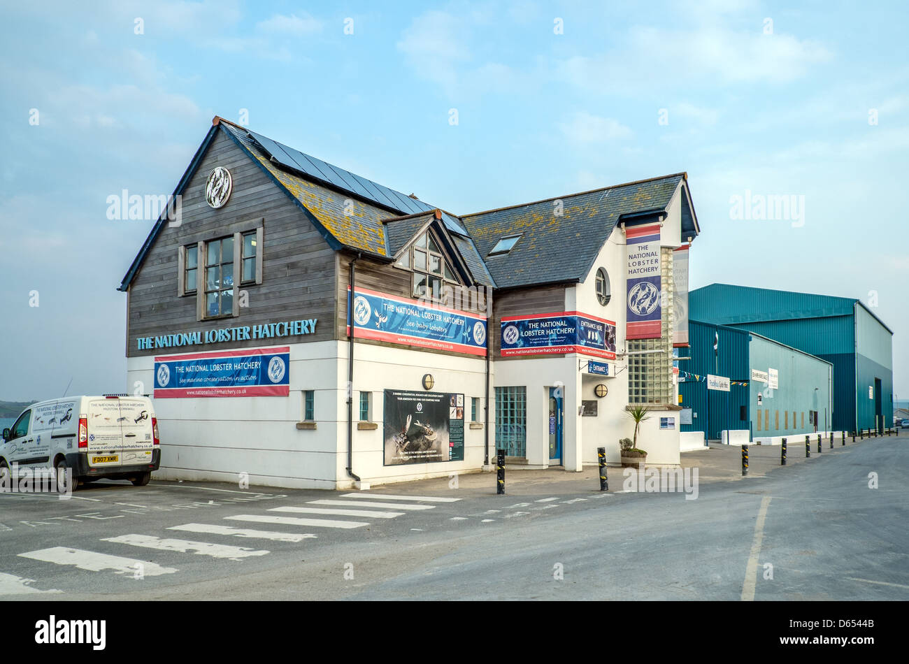 National Lobster Hatchery, Padstow, Cornwall Foto Stock