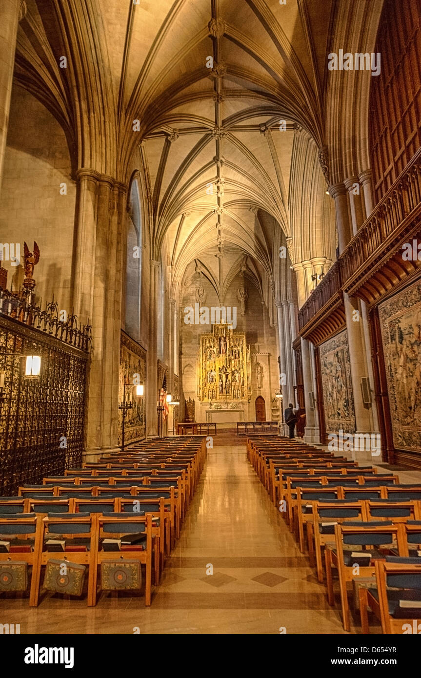 La Cattedrale Nazionale di Washington a Washington DC Foto Stock