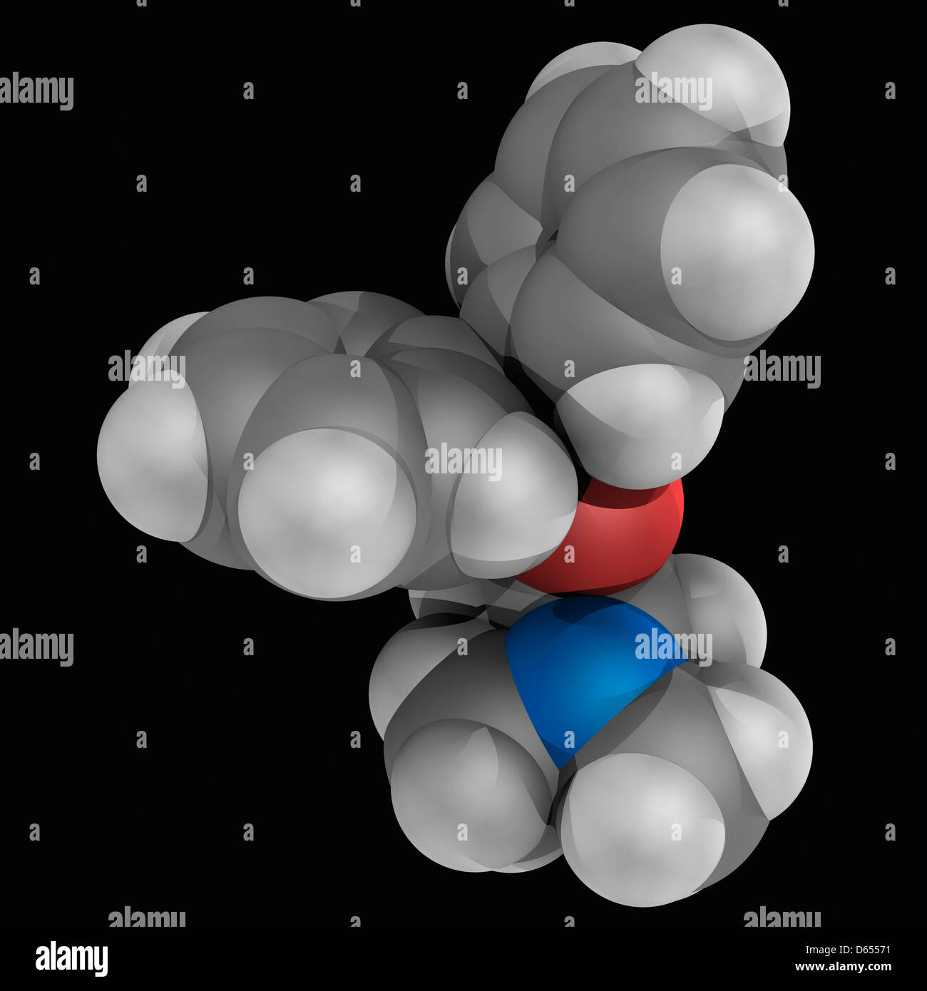 Difenidramina molecola di farmaco Foto Stock