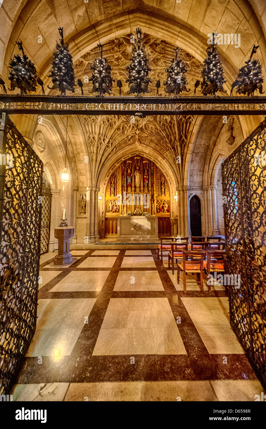 La Cattedrale Nazionale di Washington a Washington DC Foto Stock