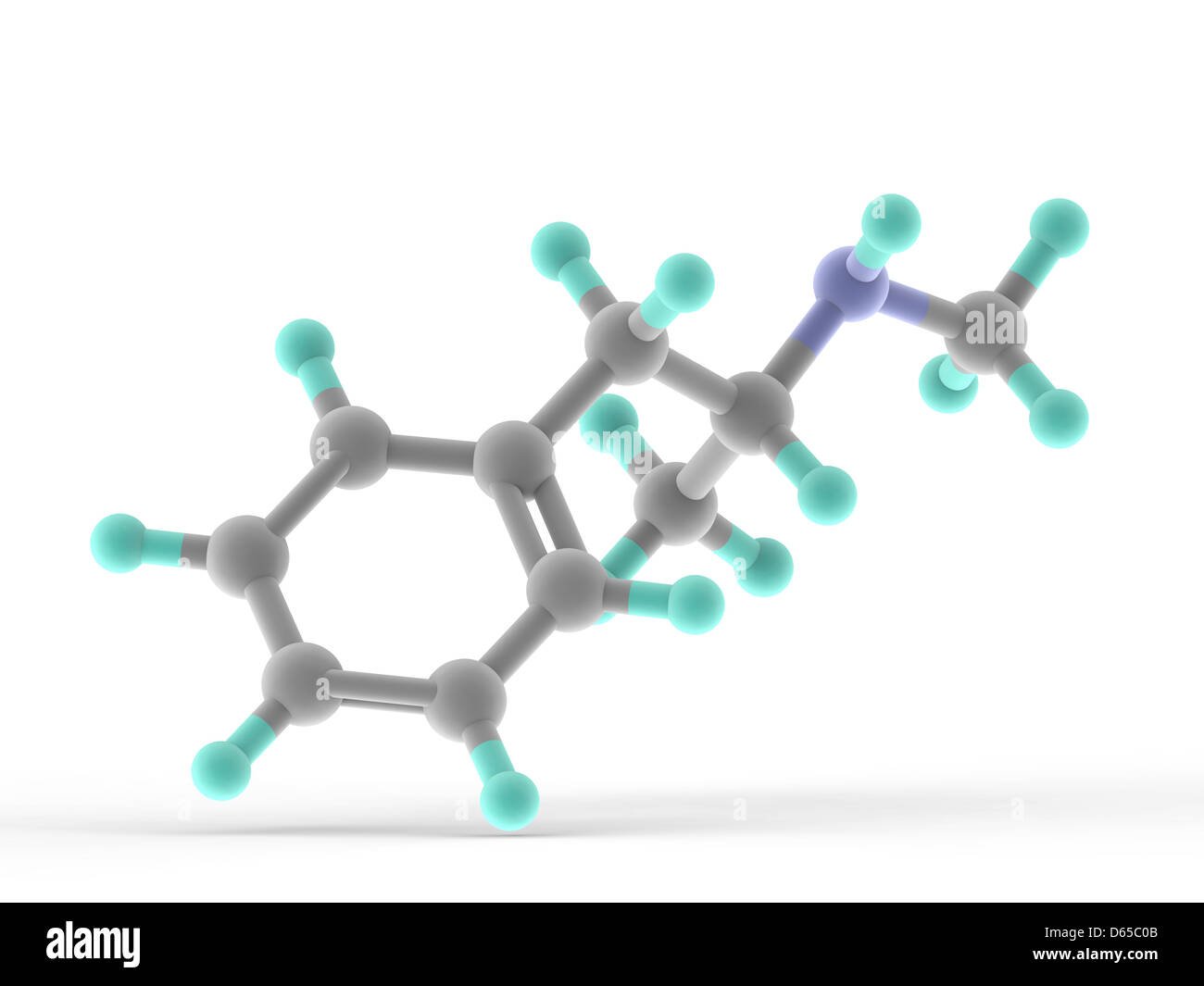 Metanfetamine molecola di farmaco Foto Stock