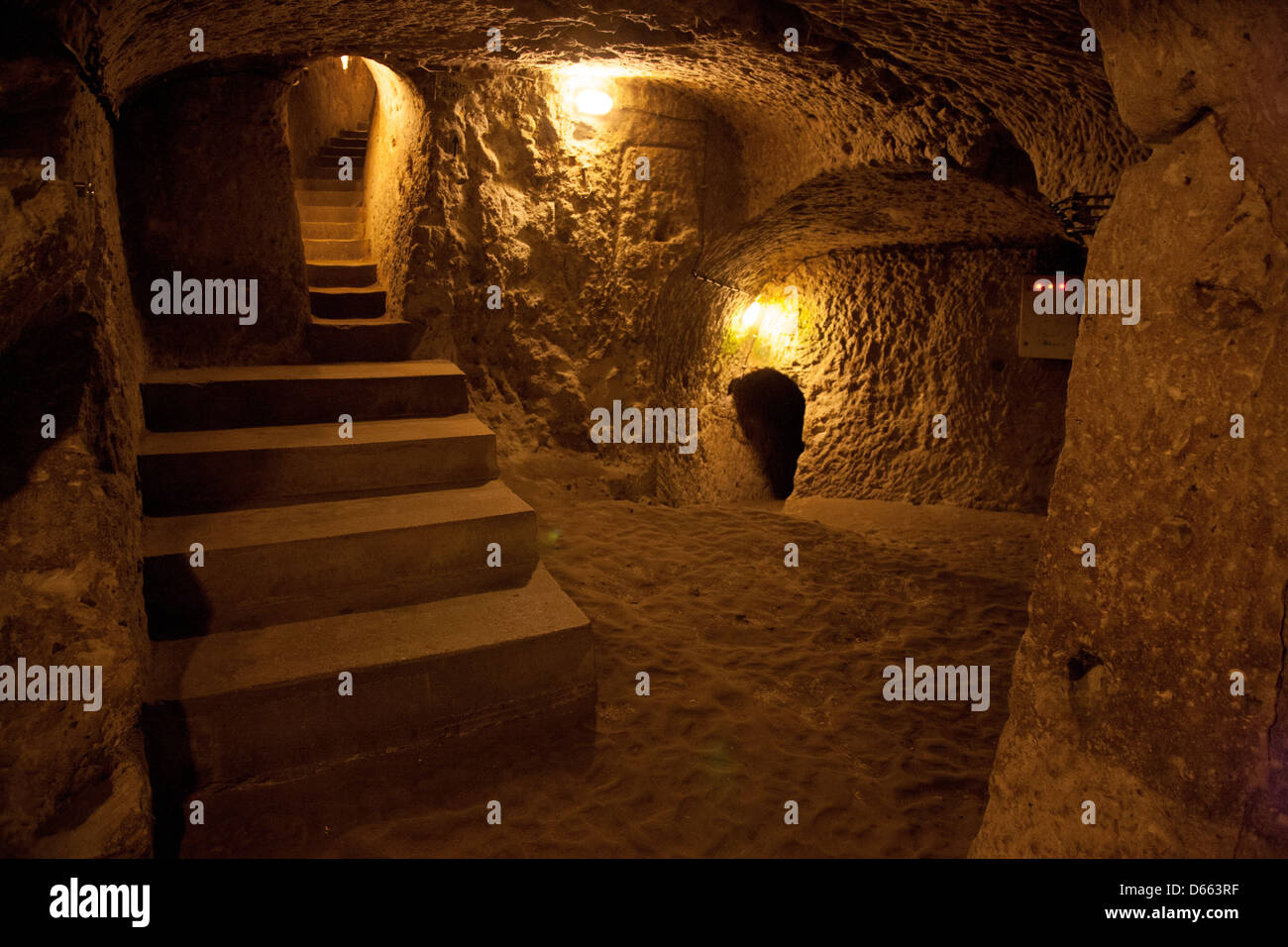 Kaymakli Città sotterranea Foto Stock
