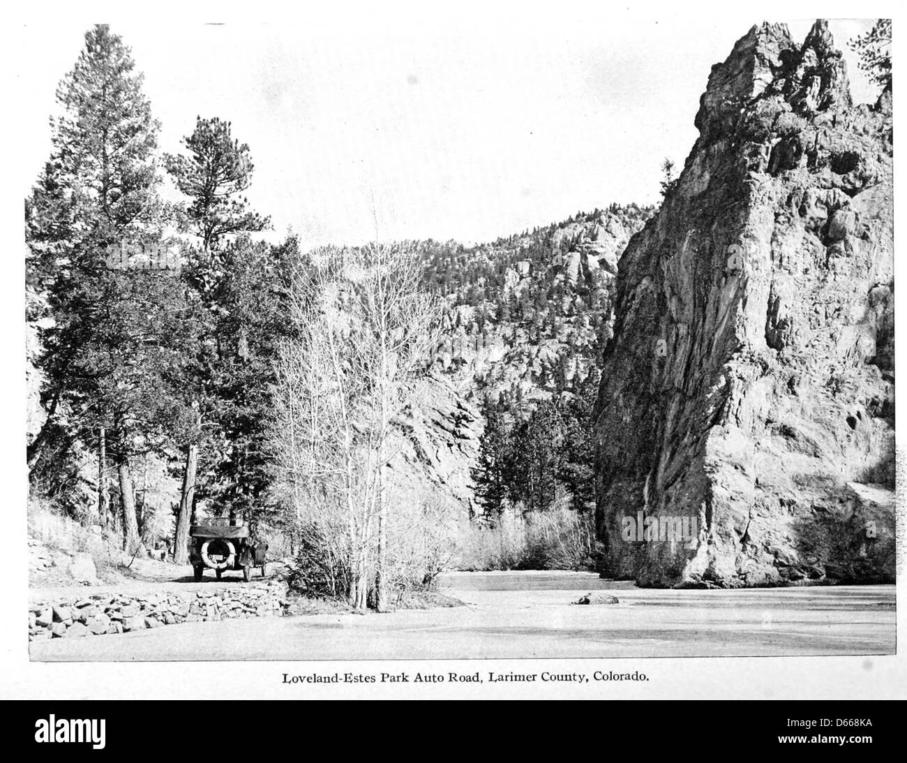 Una vacanza estiva in Sopris forestale nazionale (1919) Foto Stock