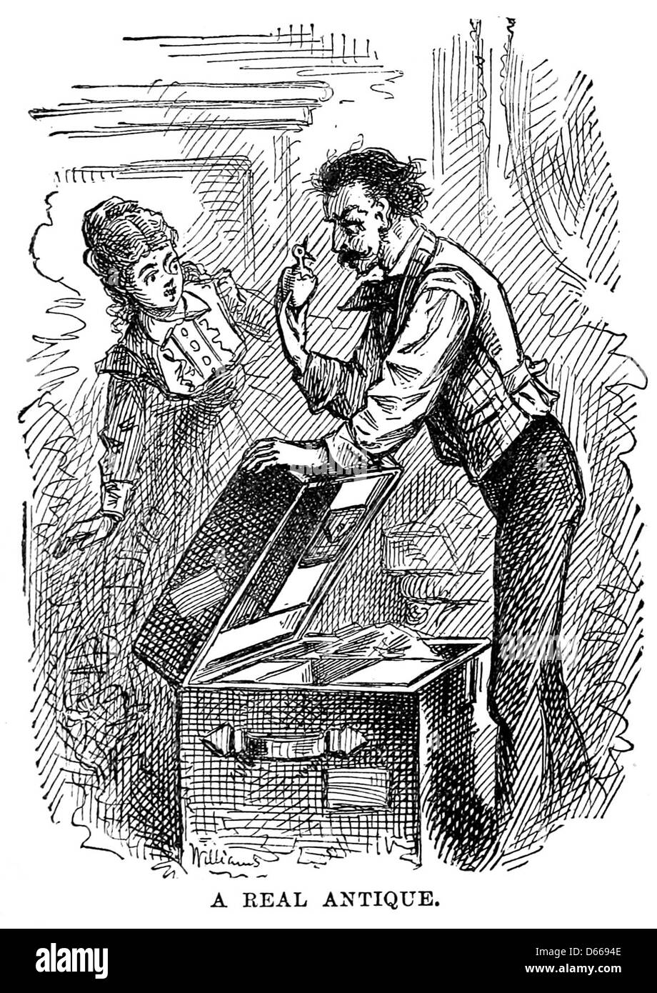 Questo lavoro del 1885 offre un resoconto dettagliato e illustrato dei viaggi dell'autore all'estero, con 314 illustrazioni di vari artisti, che catturano il suo viaggio e le sue esperienze in Europa. Include prospettive di prima mano e illustrazioni autorealizzate dall'autore. Foto Stock