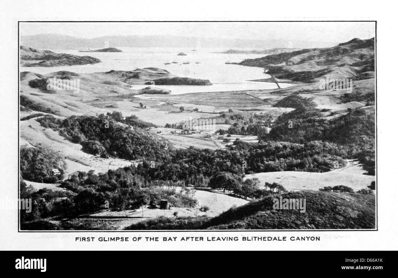 Un viaggio sulla ferrovia crookedest nel mondo, Mt. Tamalpais, Cal (1907) Foto Stock