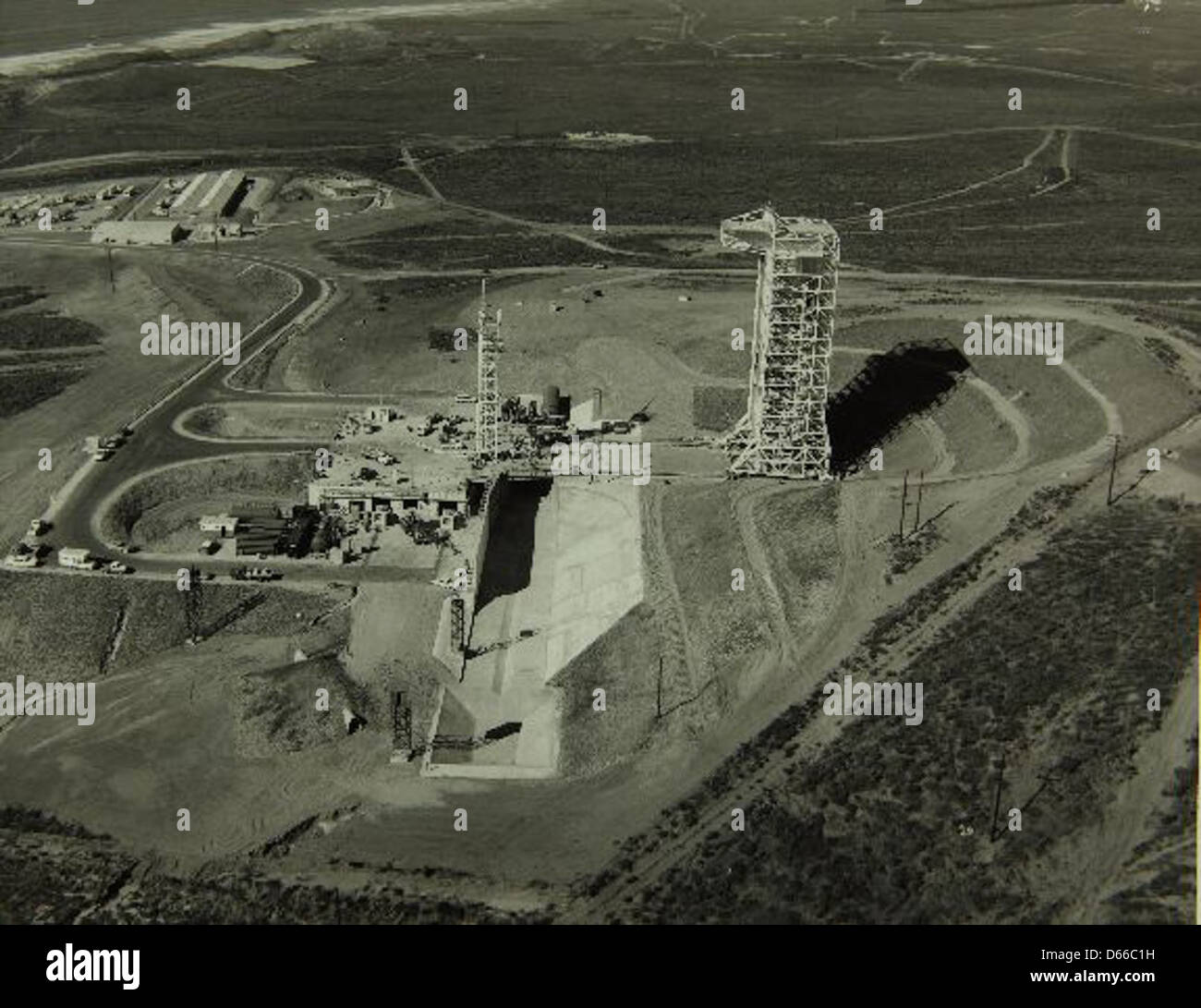 Il sistema missilistico Convair/General Dynamics Atlas era una parte fondamentale dell'industria aerospaziale e della difesa degli Stati Uniti. Progettato come parte dei primi programmi di difesa spaziale e missilistica della nazione, fu uno dei primi missili balistici intercontinentali (ICBM) sviluppati e giocò un ruolo significativo nella Guerra fredda. Foto Stock