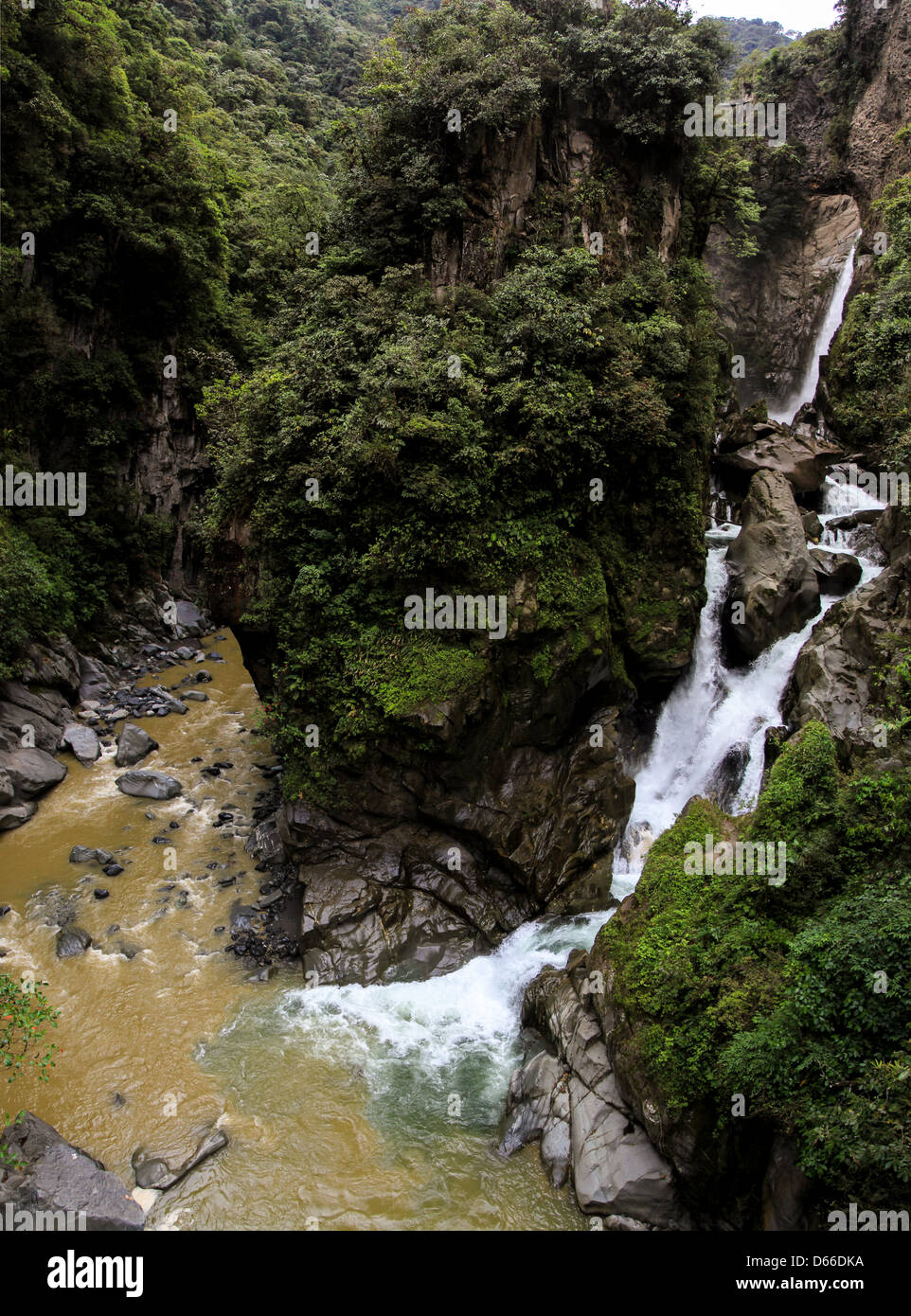 Il Paillon del Diablo, Ecuador Foto Stock