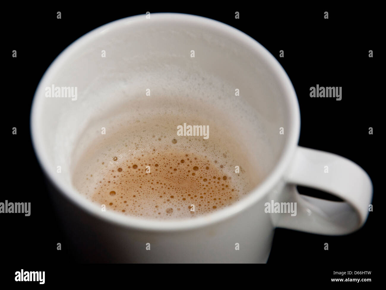 Svuotare tazza da caffè Foto Stock