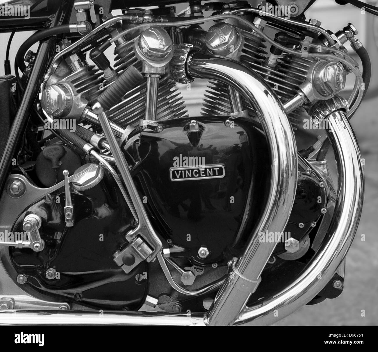 Vincent motore di motocicletta Motocicletta britannica dal 1950 Foto Stock