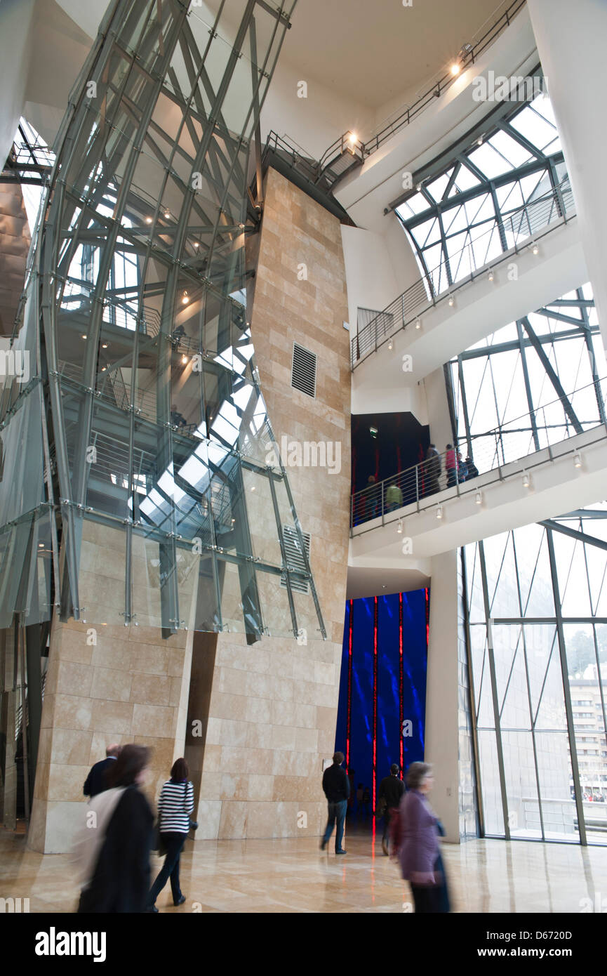 Museo Guggenheim, Bilbao, Spagna Foto Stock