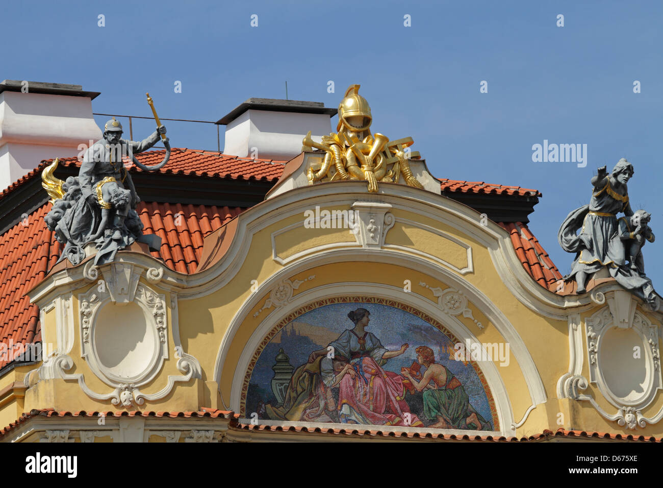 Ministero per lo sviluppo regionale nella Piazza della Città Vecchia di Praga, Repubblica Ceca, edificio storico. Foto Stock