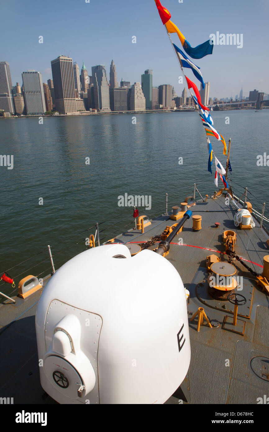 Settimana della flotta nave in Brooklyn NY Foto Stock