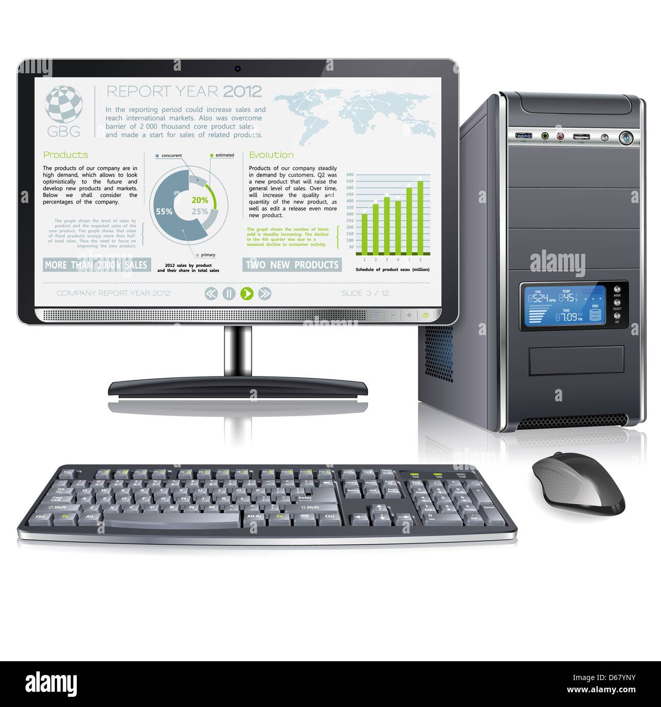 Desktop monitor computer hardware diagram immagini e fotografie stock ad alta risoluzione Alamy