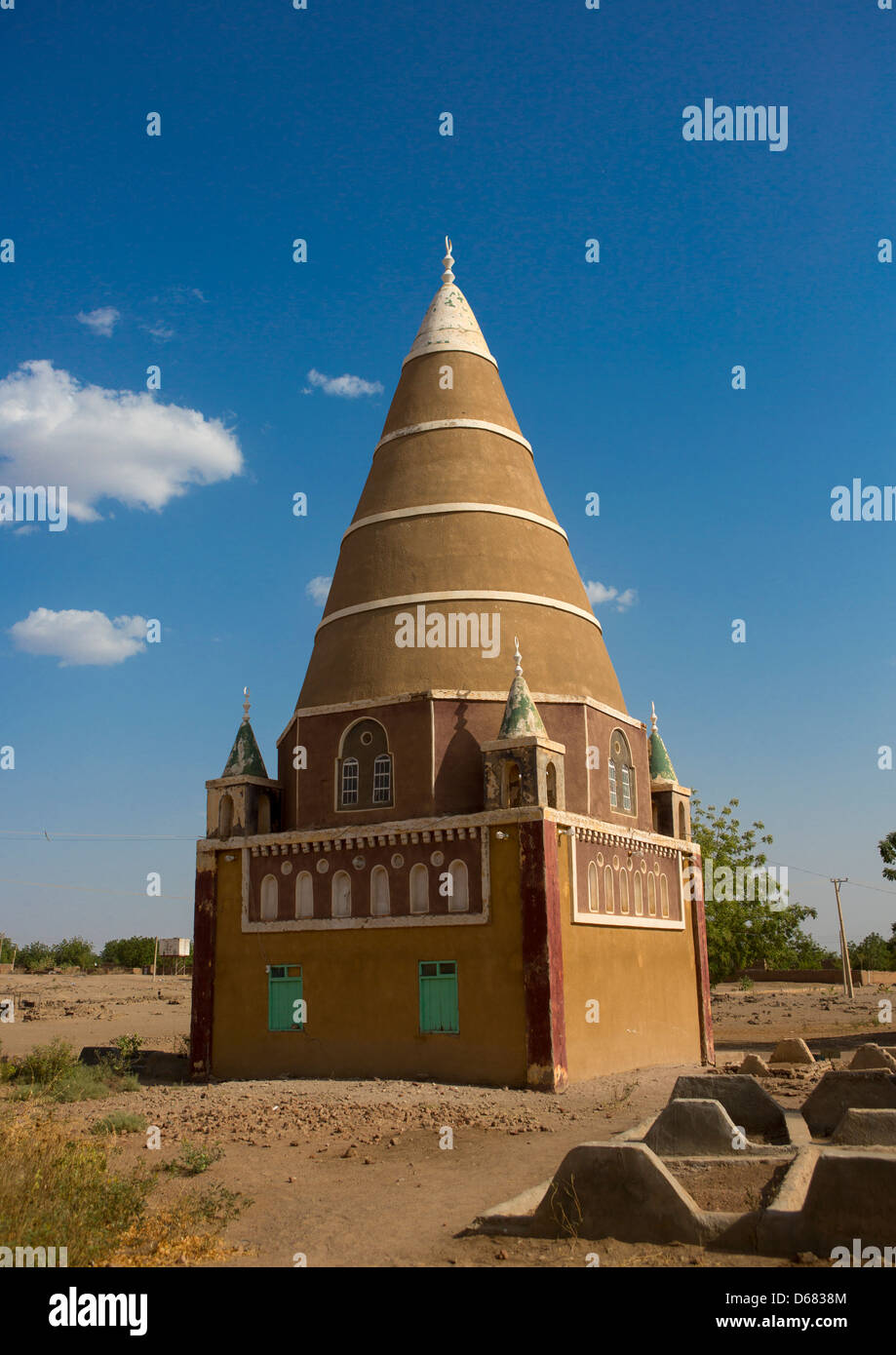 Santuario Sufi, Abu Haraz, Sudan Foto Stock