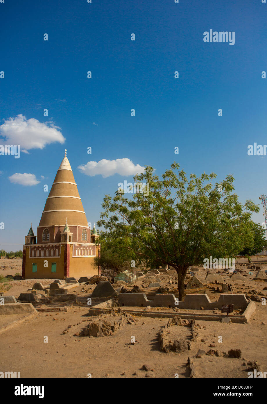 Santuario Sufi, Abu Haraz, Sudan Foto Stock