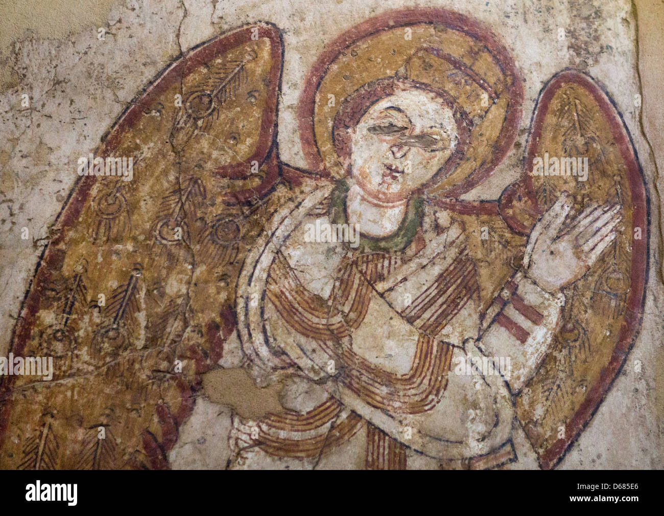 Arcangelo Michele da Petros cattedrale, Faras, nel Museo Nazionale del Sudan, Khartoum, Sudan Foto Stock