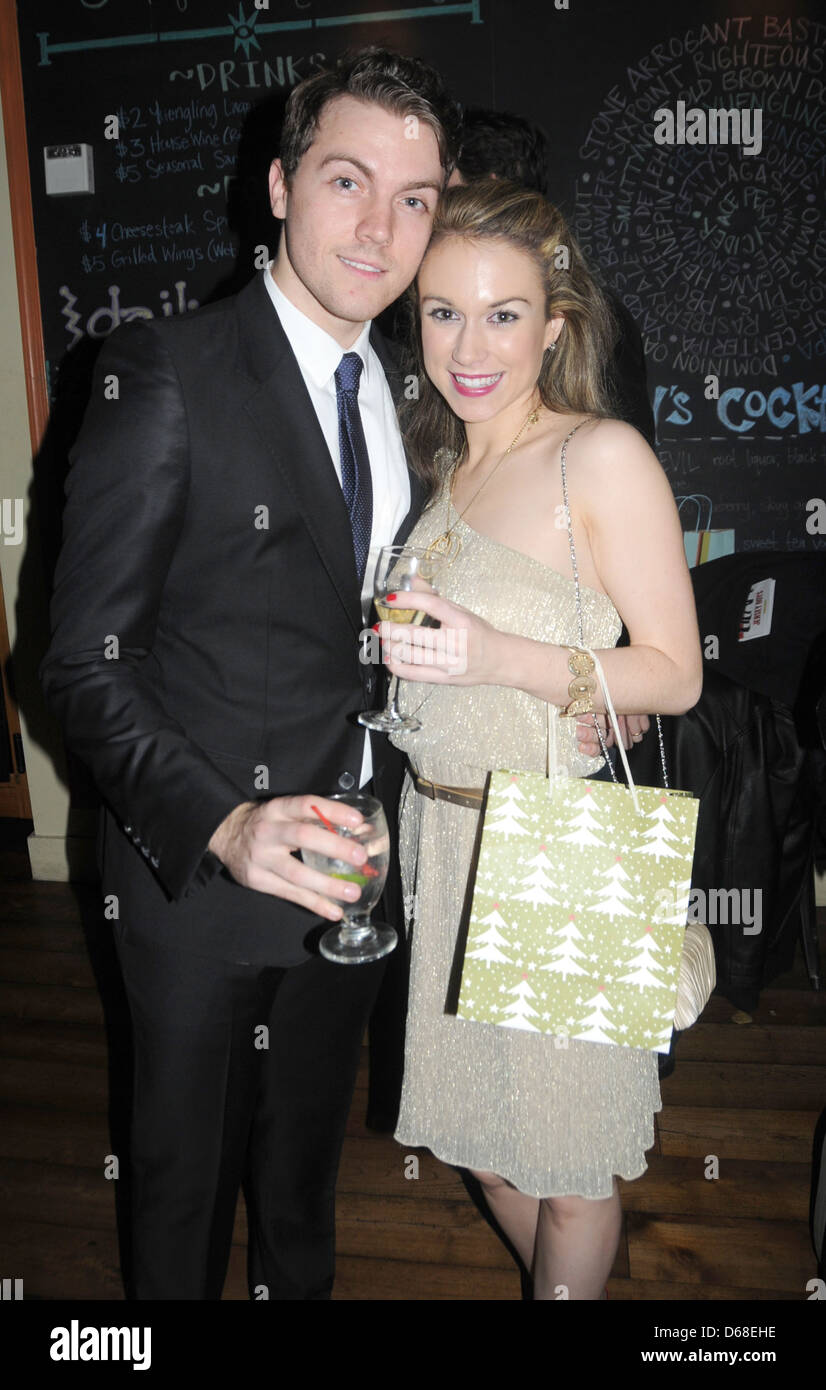 Brent DiRoma, Kathleen Rooney apertura notturna di 'Jersey Boys' touring company tenutasi presso l'Walnut Street Theatre Philadelphia, Foto Stock